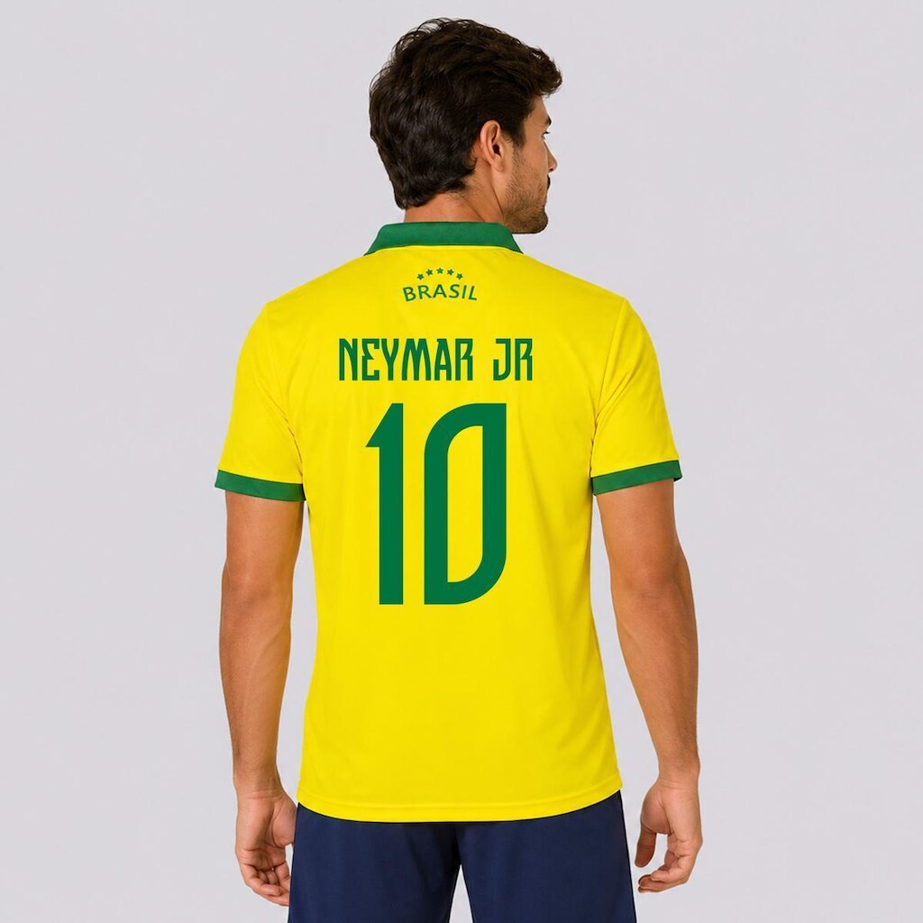 Camisa Balboa Brasil Seleção 10 Neymar Jr Masculina