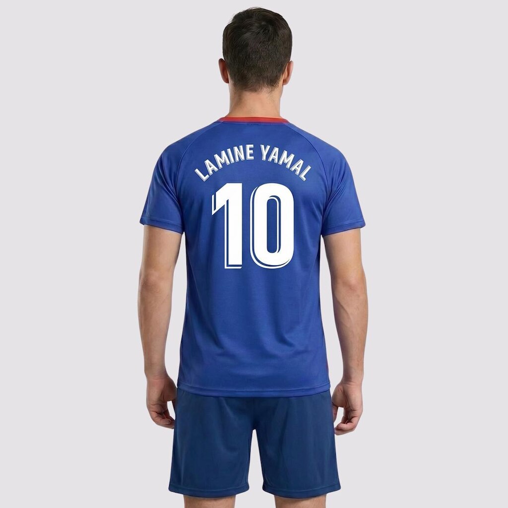 Camisa Barcelona Retrô Balboa Lamine Yamal 10