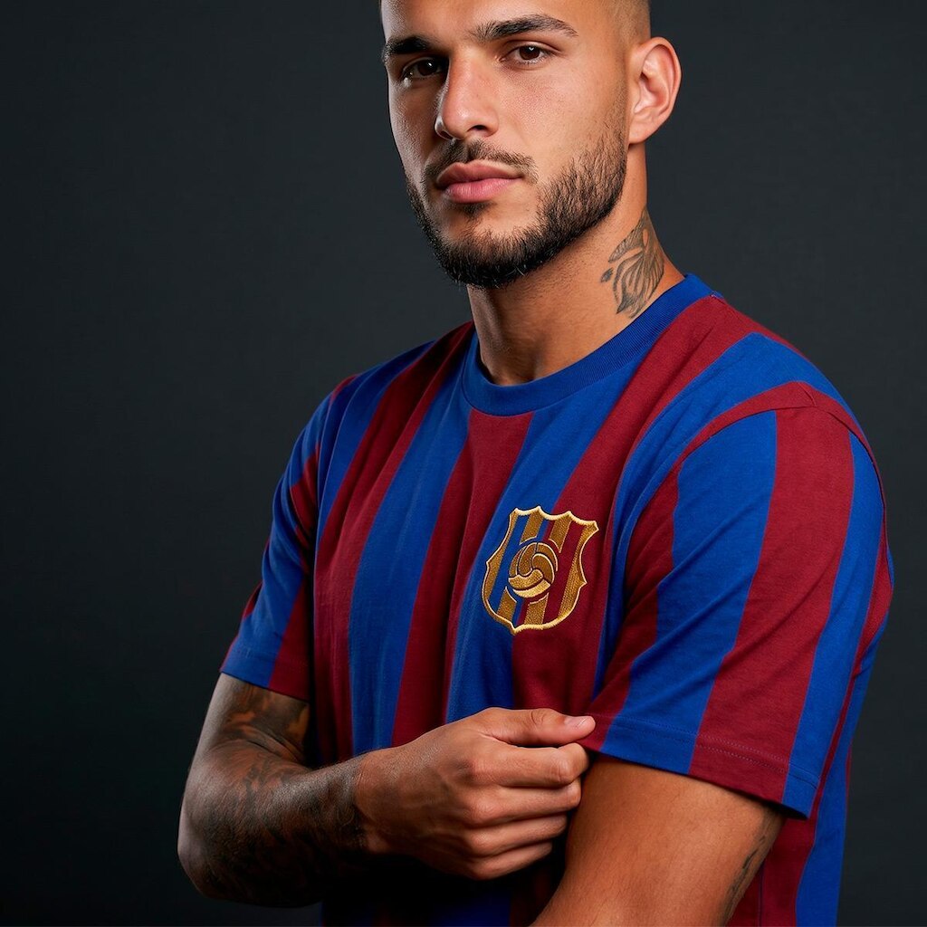 Camisa Barcelona Retrô Classic Masculina