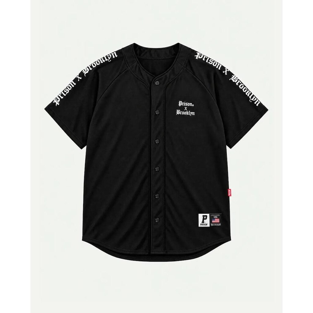 Camisa Baseball Jersey Brooklyn x Prison