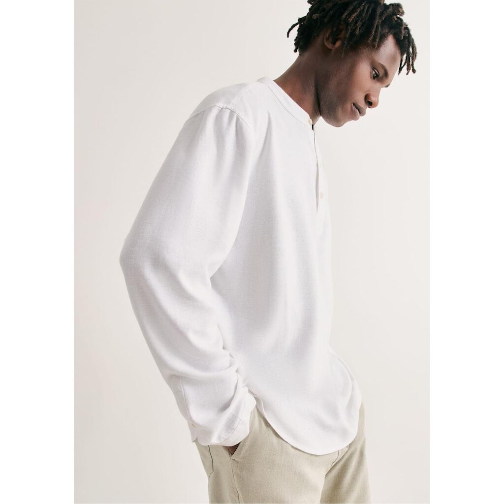Camisa Bata Masculina Em Viscolinho