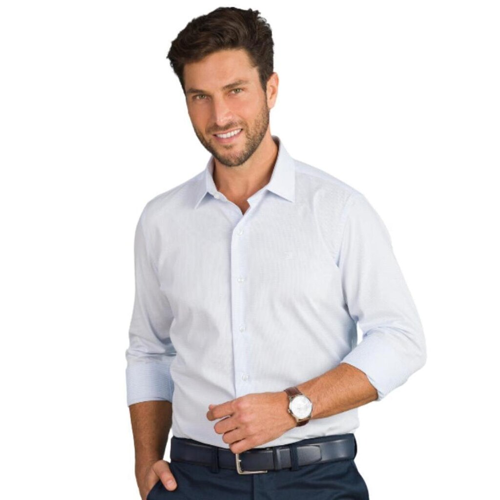 CAMISA BAUMGARTEN BAMBU SLIM MASCULINO REF: BAU2848