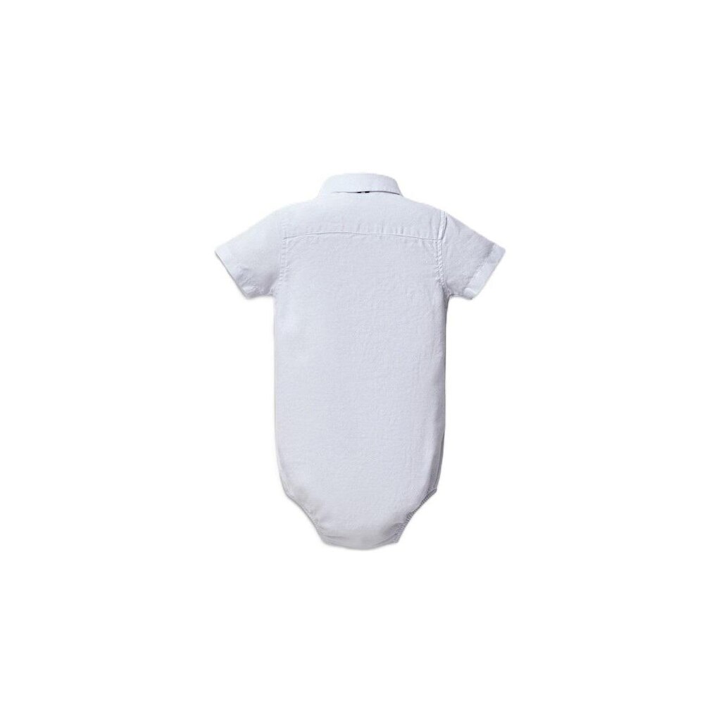 Camisa Bb Macaquinho Oxford Manga Curta Reserva Mini