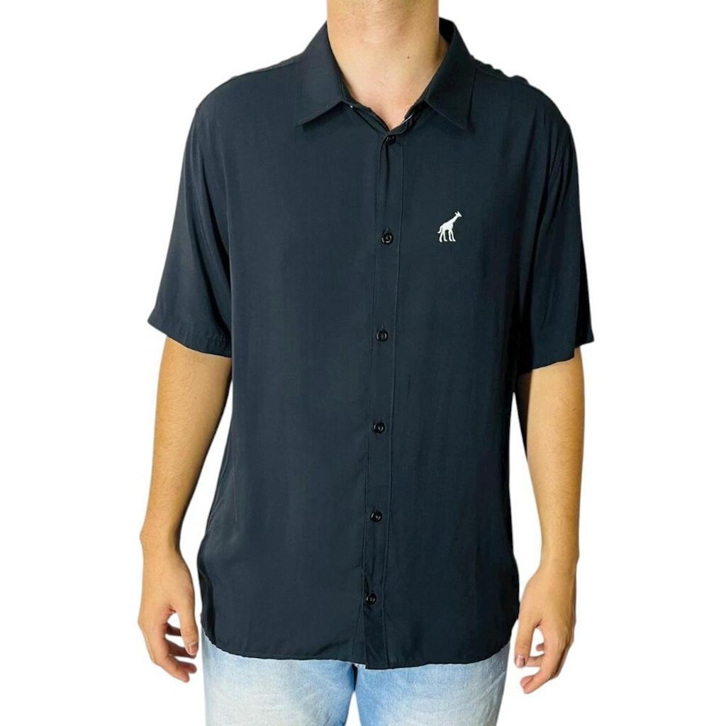 Camisa Botao 47 Woven Marrom- LRG