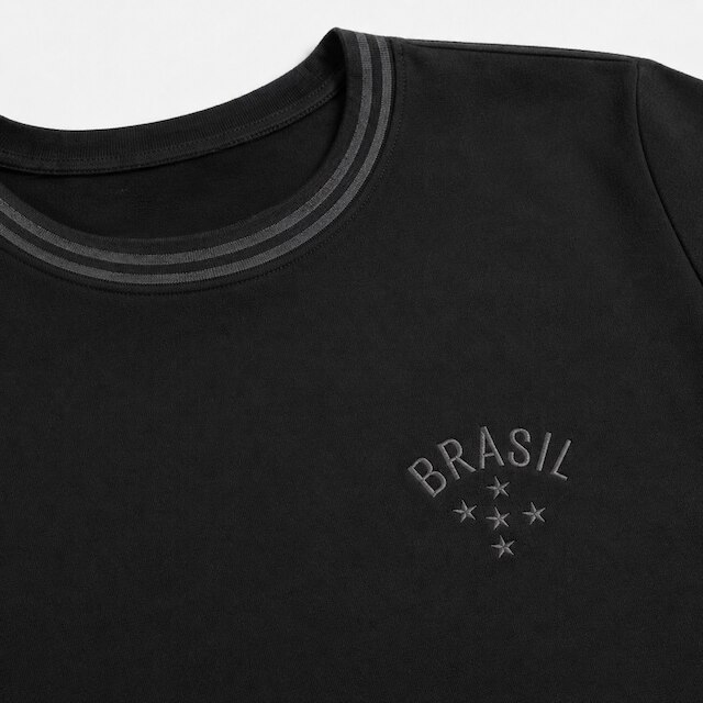 Camisa Brasil All Black Masculina