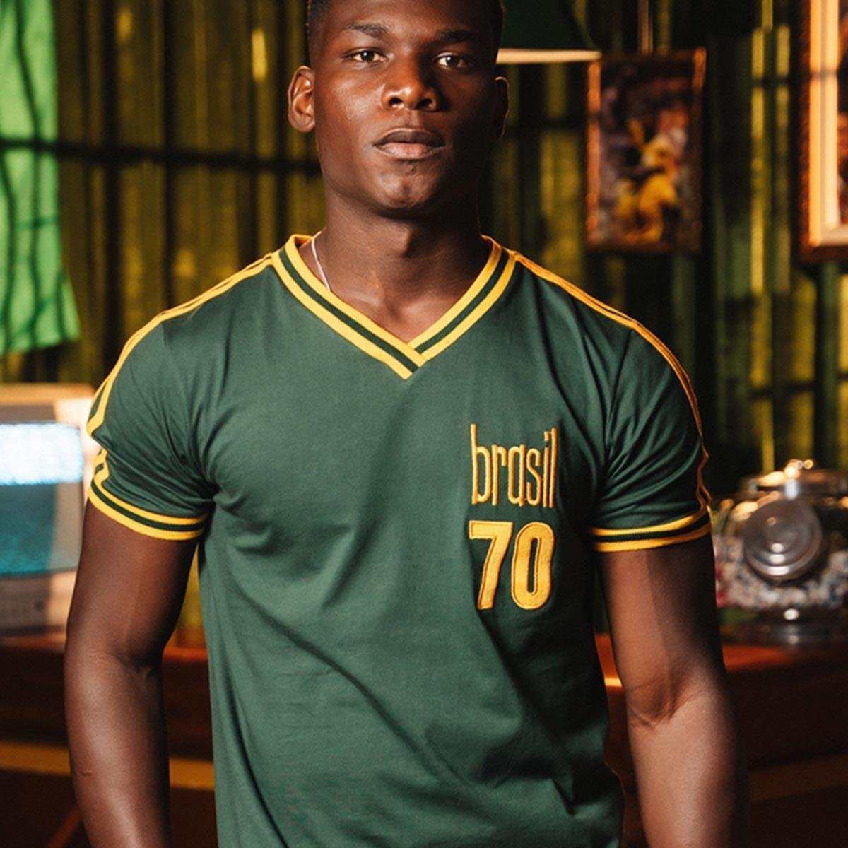 Camisa Brasil Retrô Treino 1970 Masculina é boa?