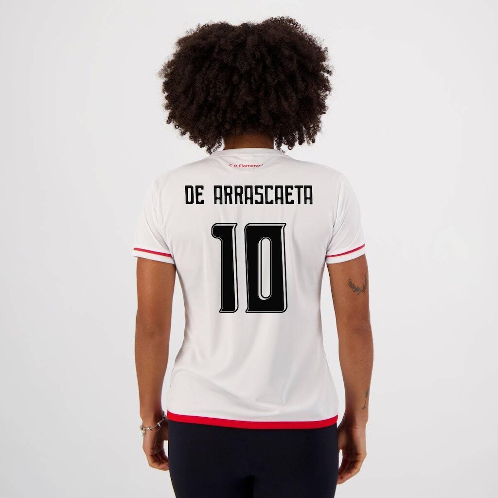 Camisa Braziline Flamengo Approval Feminina  10 De Arrascaeta