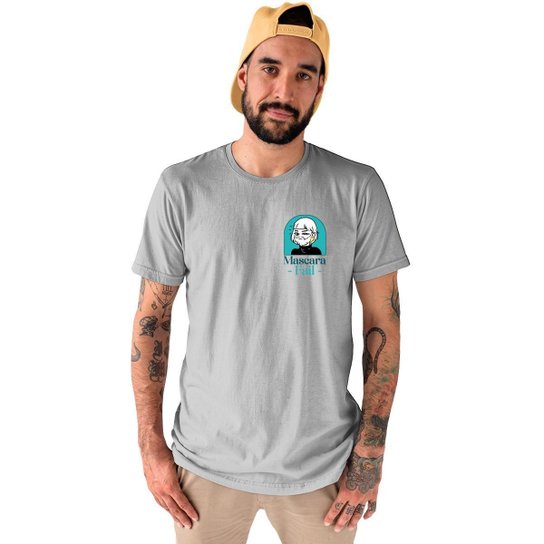 Camisa Camiseta Logo Mascara Fail Divertida Maquiagem Facial Zattini