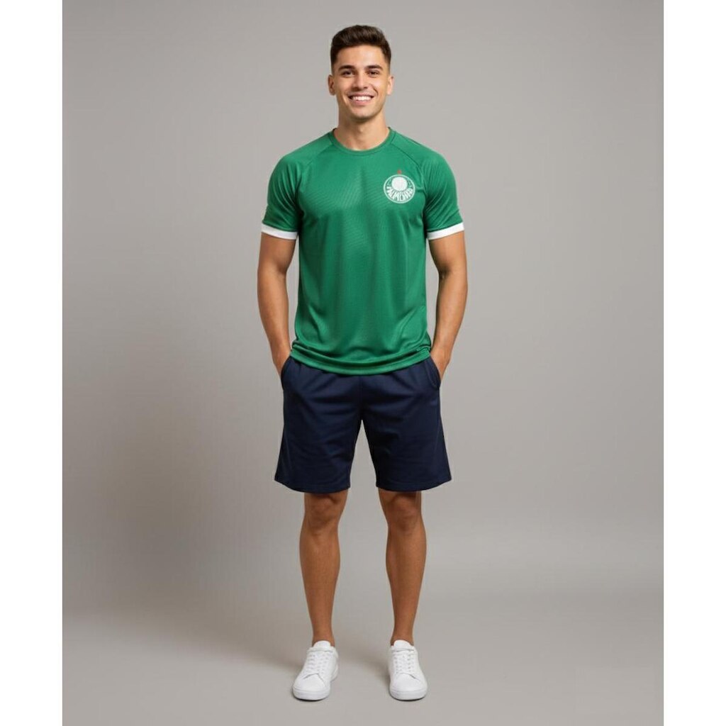 Camisa Camiseta Masculina SE Palmeiras Campeão Verdão Oficial Licenciada
