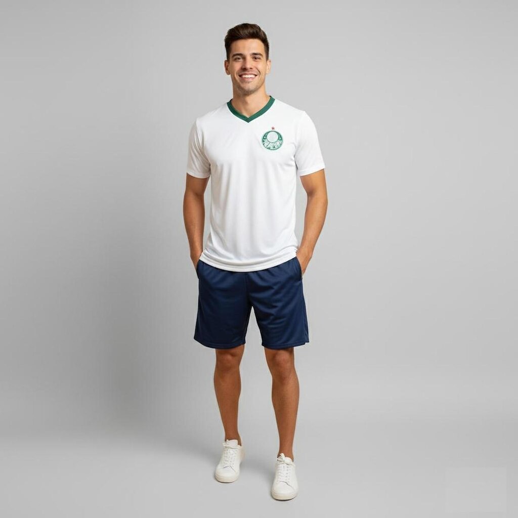 Camisa Camiseta Masculina SE Palmeiras Verdão Campeão Oficial Licenciada
