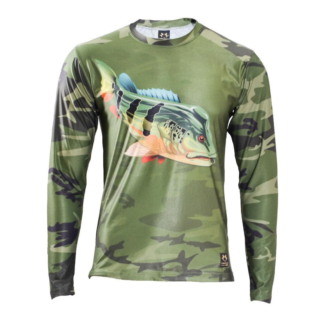 Camisa Camiseta Pesca Masculina Proteção Solar Uv50+
