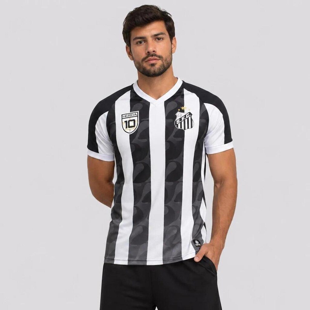 Camisa Camiseta Santos FC Oficial Masculina Casual Treino Torcedor Premium