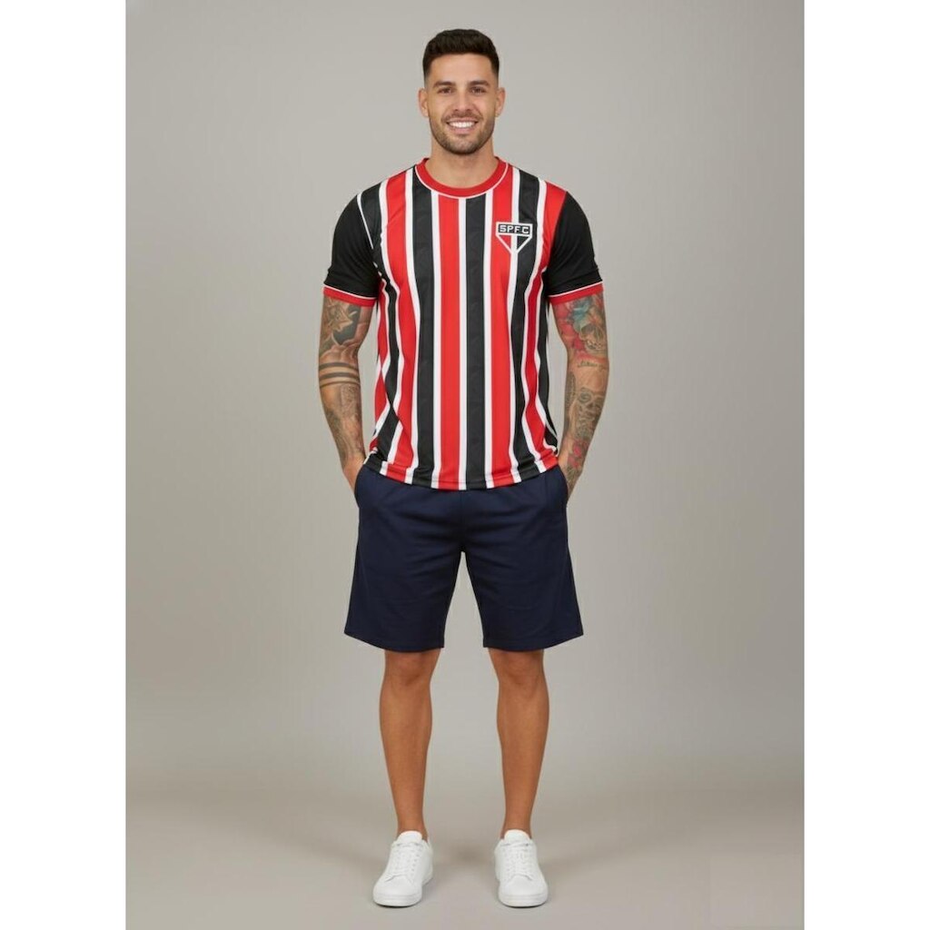 Camisa Camiseta São Paulo SPFC Oficial Masculina ClassMate Treino Licenciada