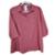 Camisa Camisete Feminina Laise 100% Algodão Com Manga 3/4 Rosa Plus Size Doce Brisa - Rosa