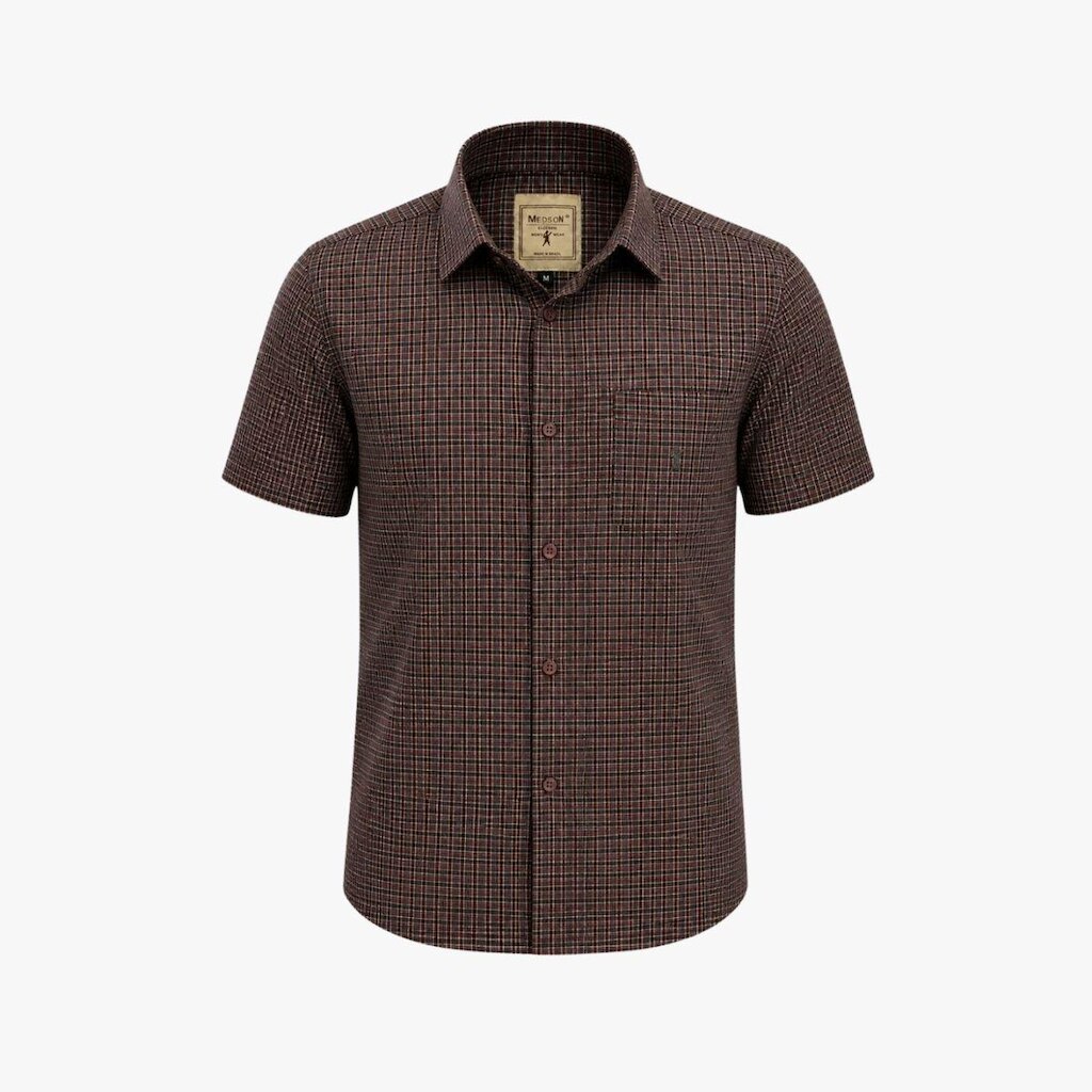 Camisa Casual Masculina Algodão Egípcio Medson
