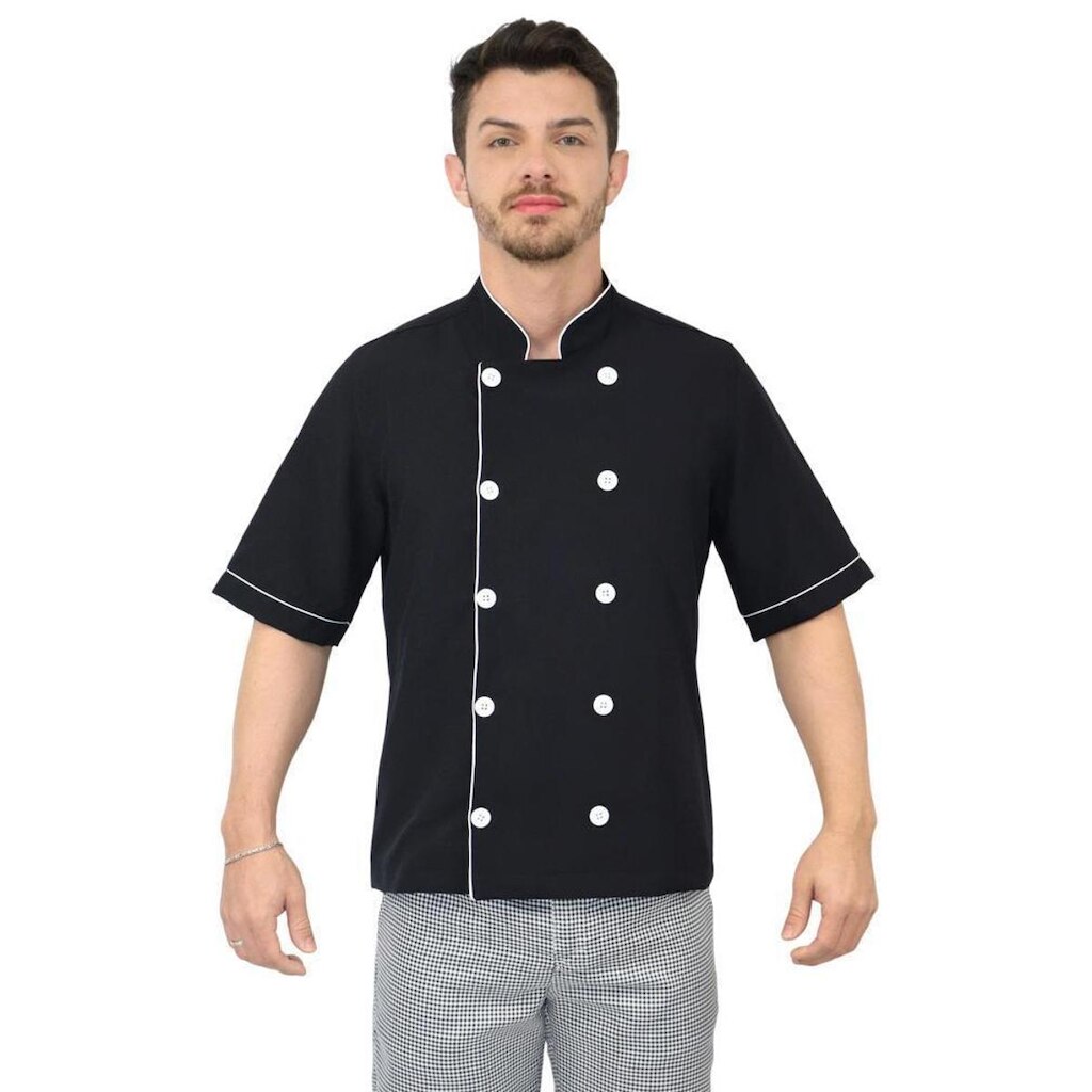 Camisa Chefe Masculino Manga Curta
