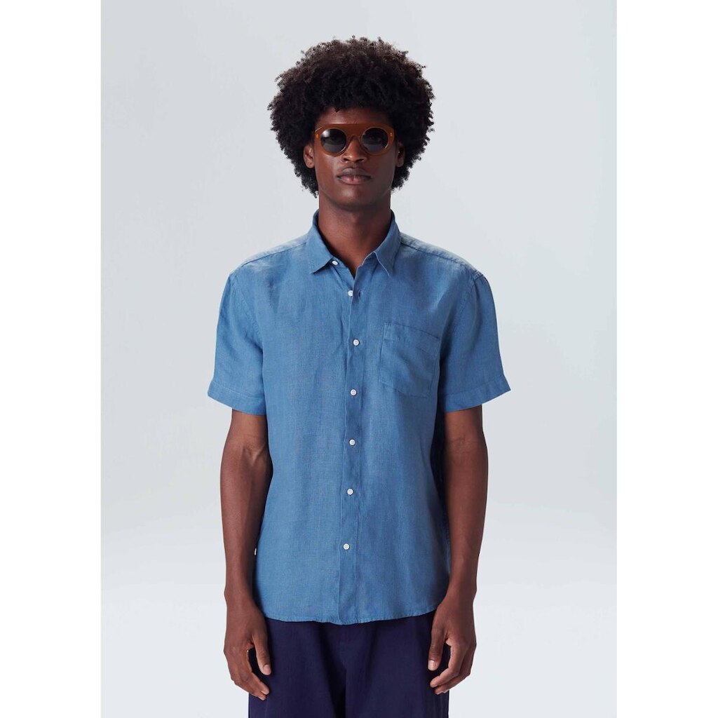 Camisa classic linen  mc