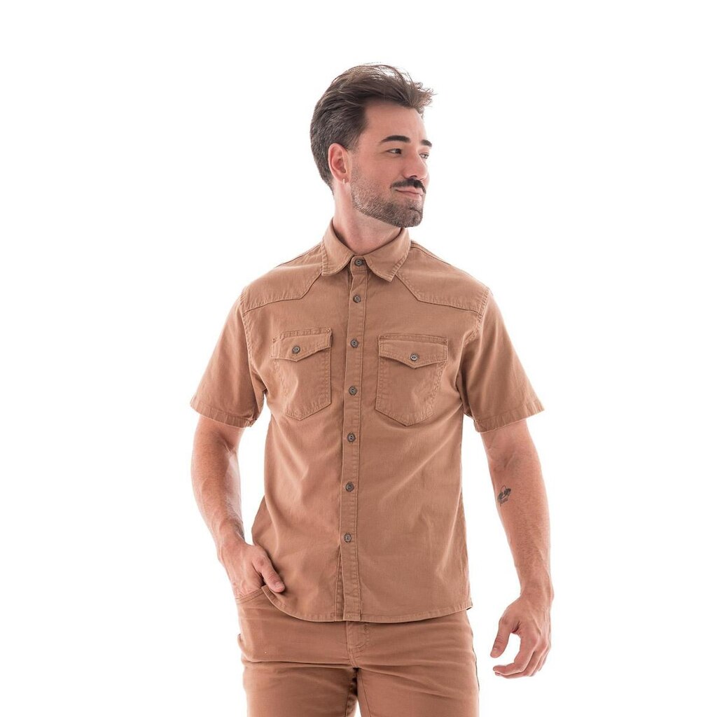 Camisa Collor Masculina M/c Arauto