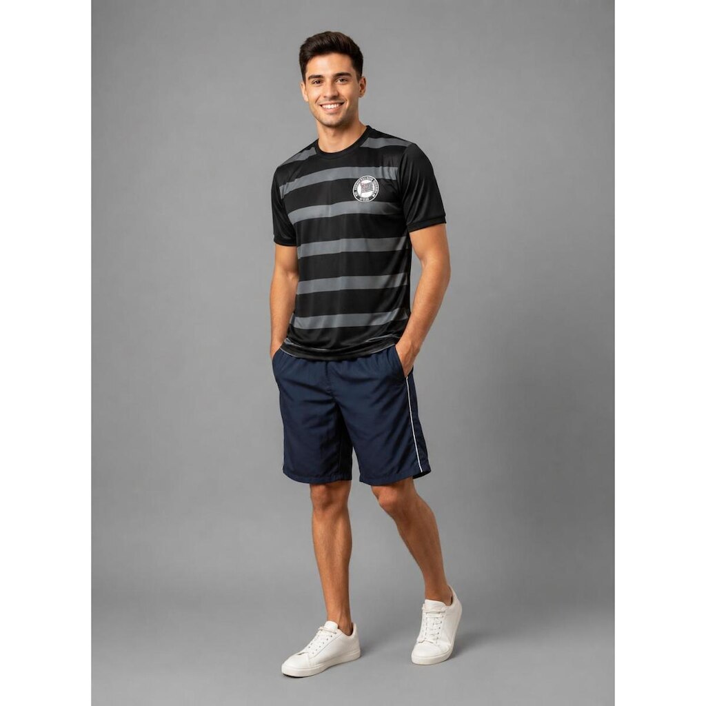 Camisa Corinthians Retrô Listrada Masculina