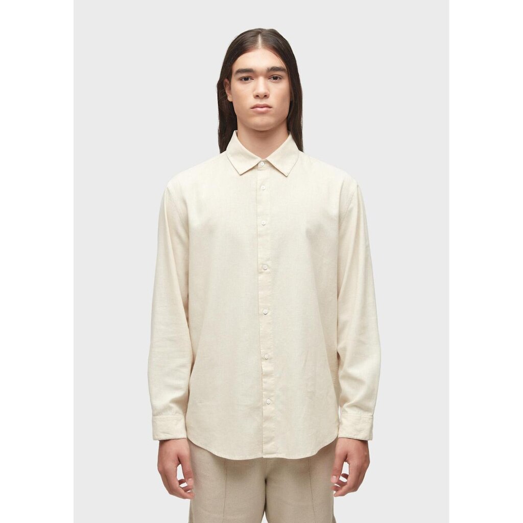 Camisa cotton linen lace OSKLEN