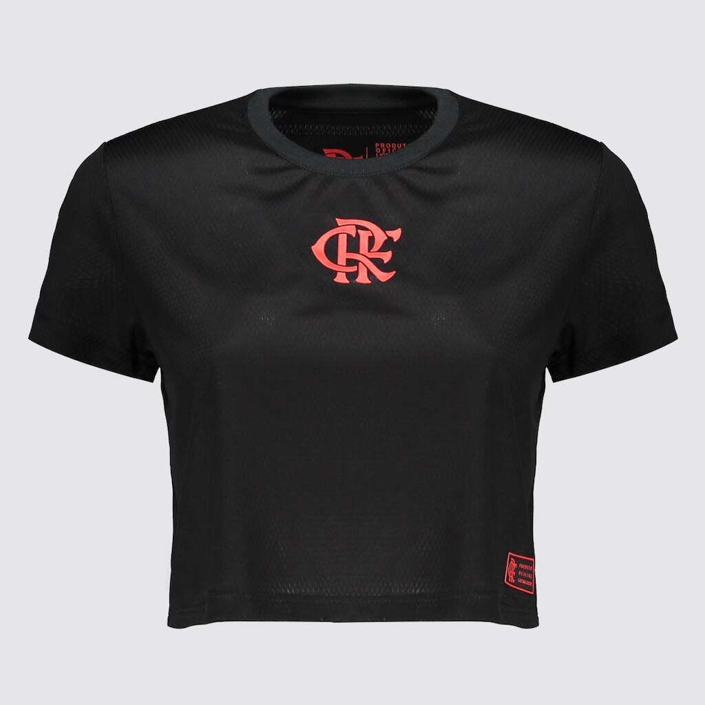 Camisa Cropped Flamengo CRF Feminina