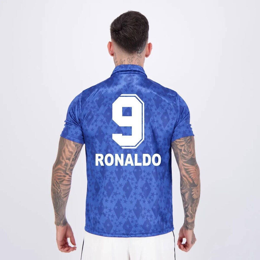 Camisa Cruzeiro Retrô 1993 Ronaldo 9 Oldoni Sports