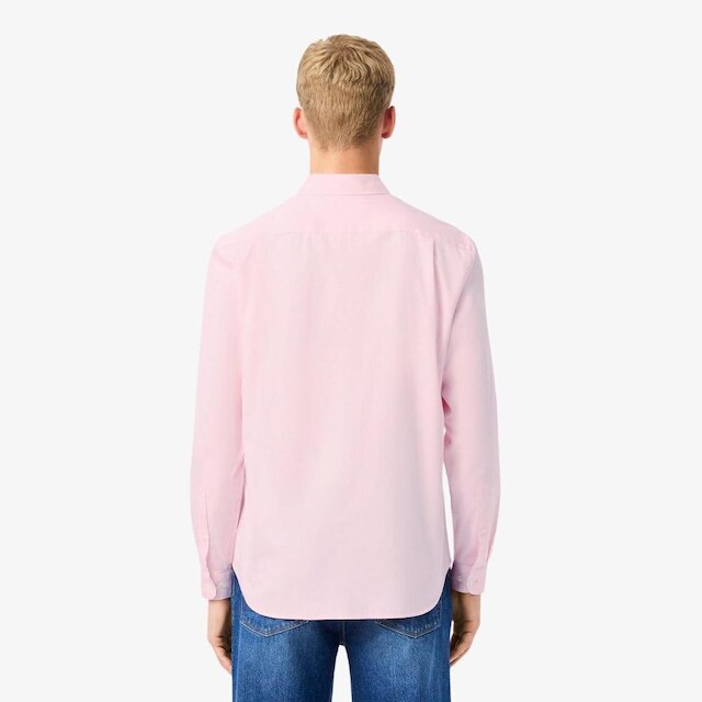Camisa de Algodão Lacoste de Corte Regular