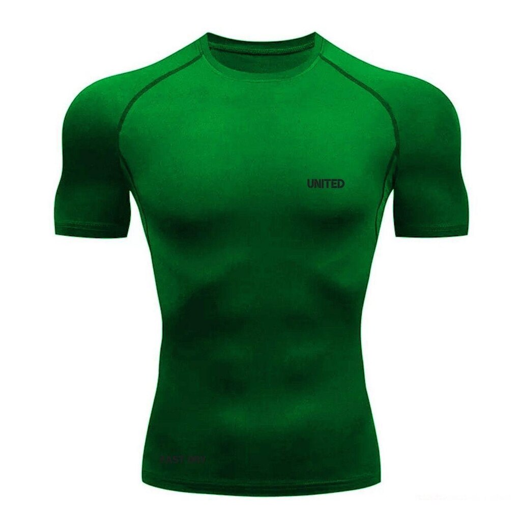 Camisa de compressão térmica Manga Curta United Pro Proteção Solar FPS 50+ Rash Guard - vinho -