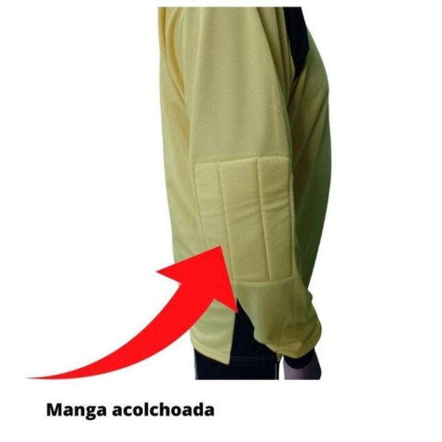 Camisa De Goleiro Acolchoada Com Espuma