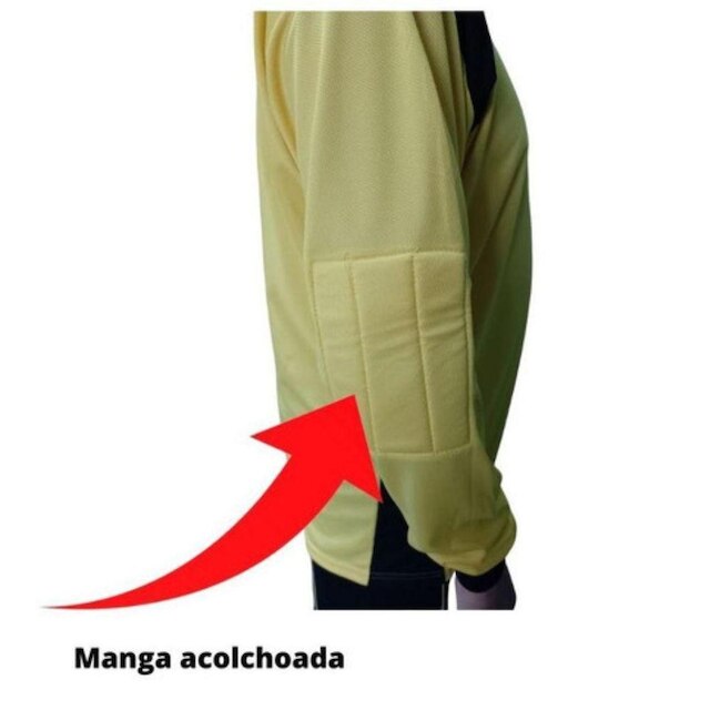 Camisa De Goleiro Acolchoada Com Espuma
