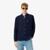 Camisa de Linho Lacoste de Corte Regular - Azul Navy