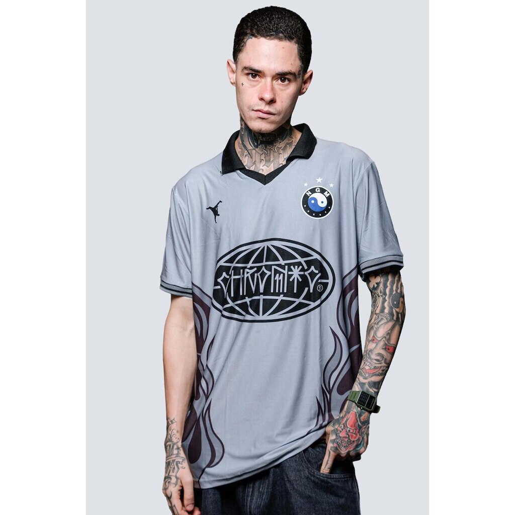 Camisa de Time Chronic 051 Cinza