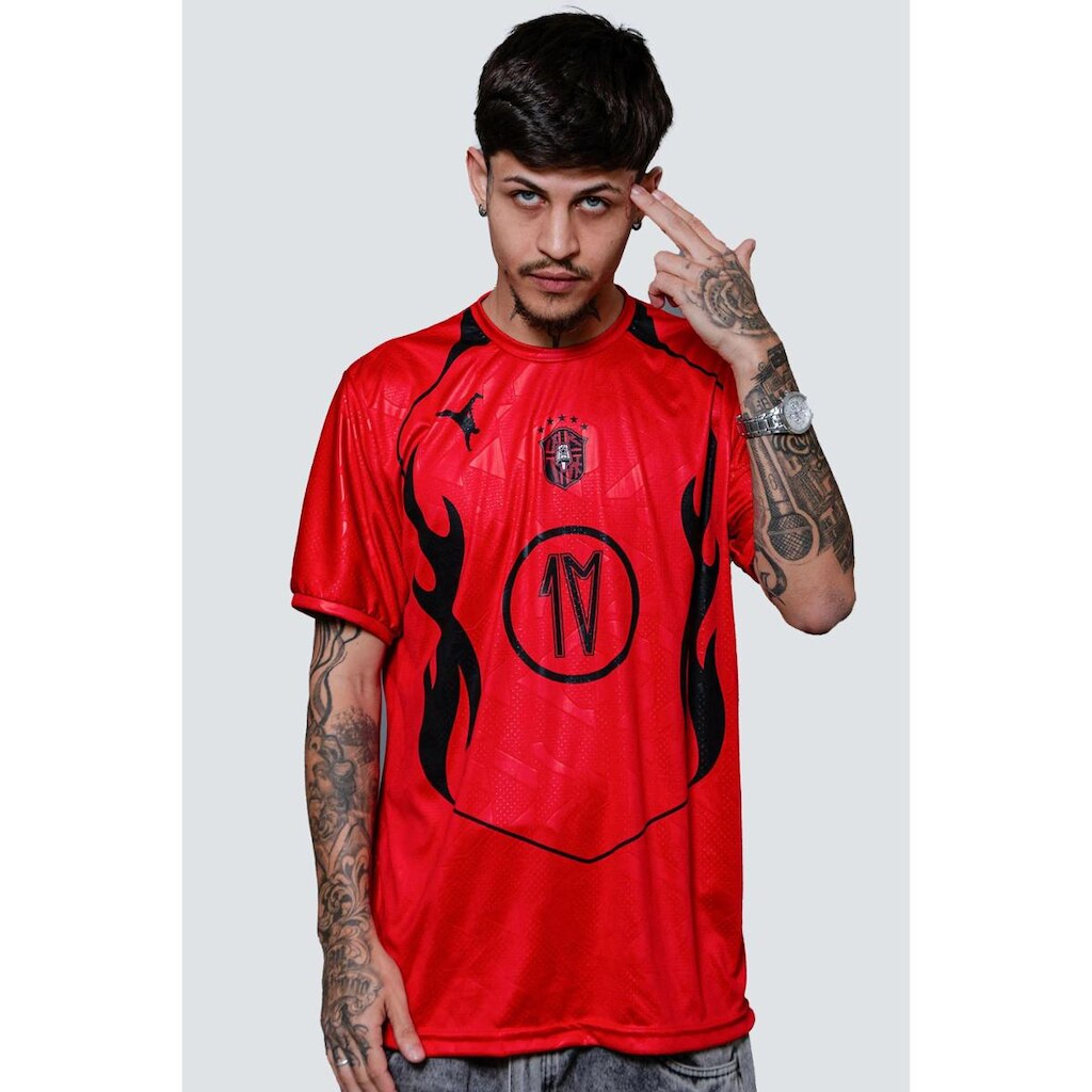 Camisa de Time Chronic Seleção 095 Vermelha
