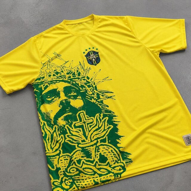Camisa de Time Chronic Seleção Cristo Amarelo