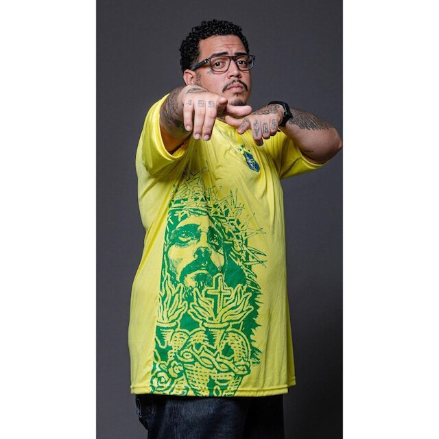 Camisa de Time Chronic Seleção Cristo Amarelo
