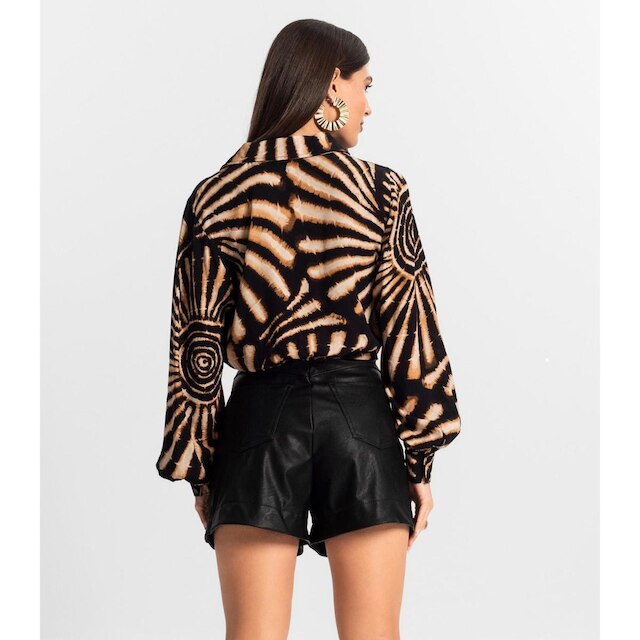 Camisa de Viscose Manga Longa Endless