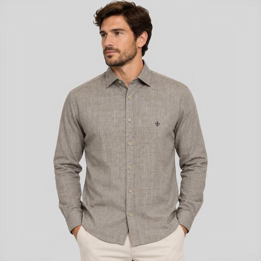 Camisa Dudalina Comfort Flame Masculino