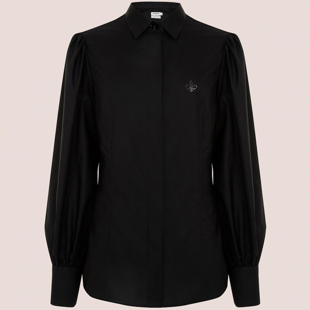 Camisa Dudalina Slim Lisa Cristal Feminino