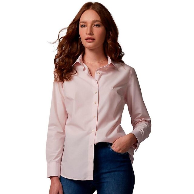 Camisa Dudalina Tricoline Regular Feminino