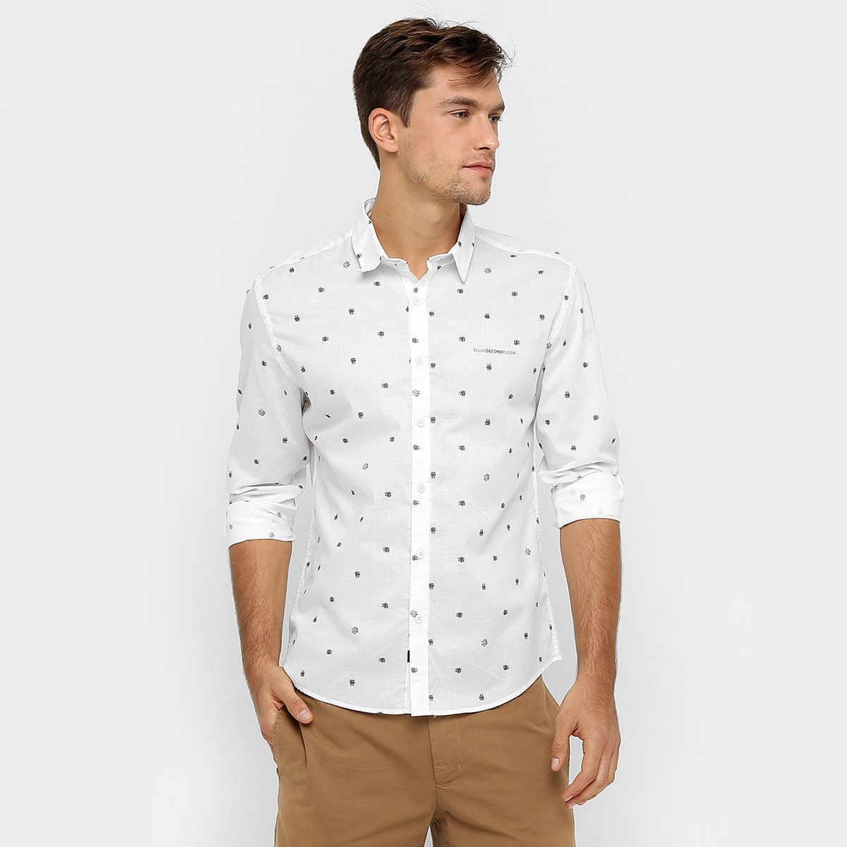 camisa estampada ellus