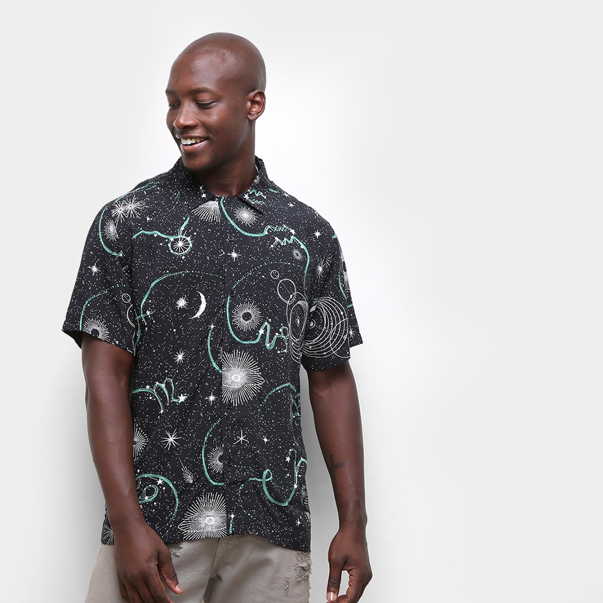 camisa estampada ellus