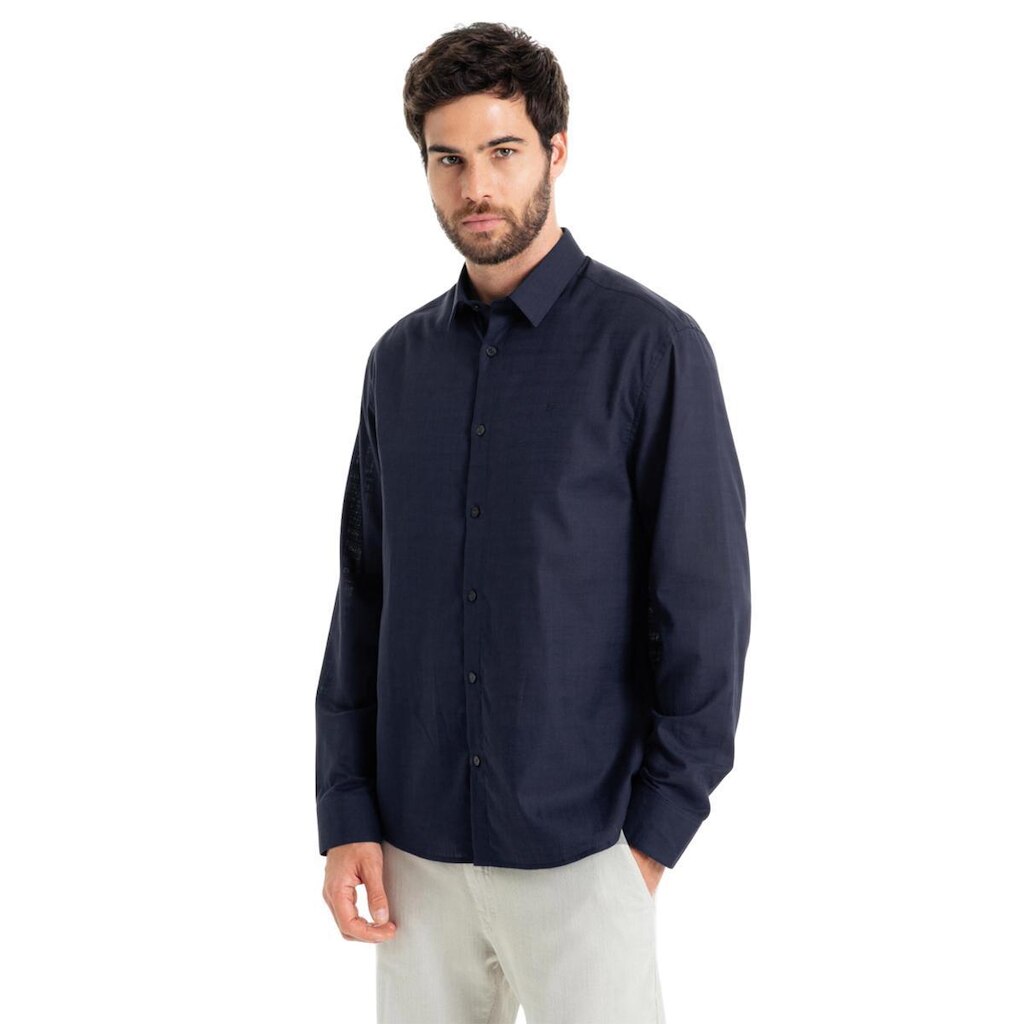 Camisa Ellus Linen Like Classic Shangai