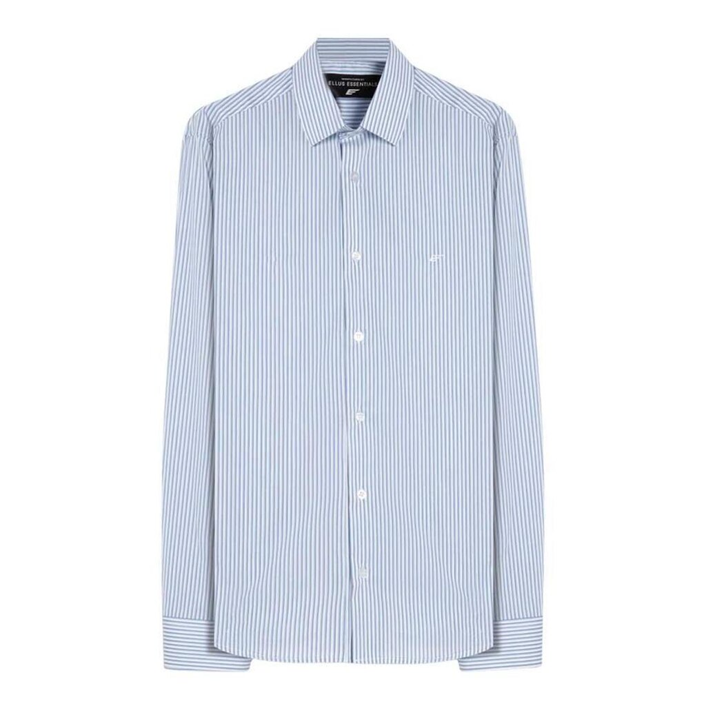 Camisa Ellus Tricoli San Antonio Class Shagai Azul Claro