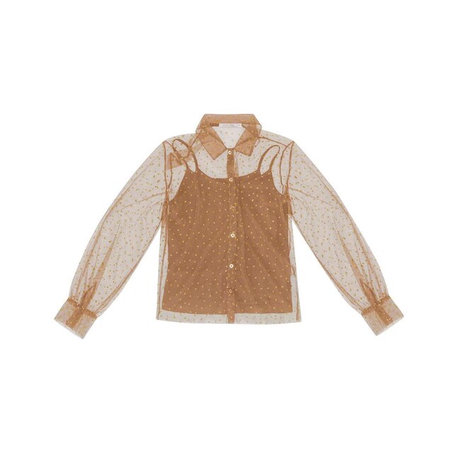 Camisa Endless Manga Longa Com Blusa De Alça Feminina