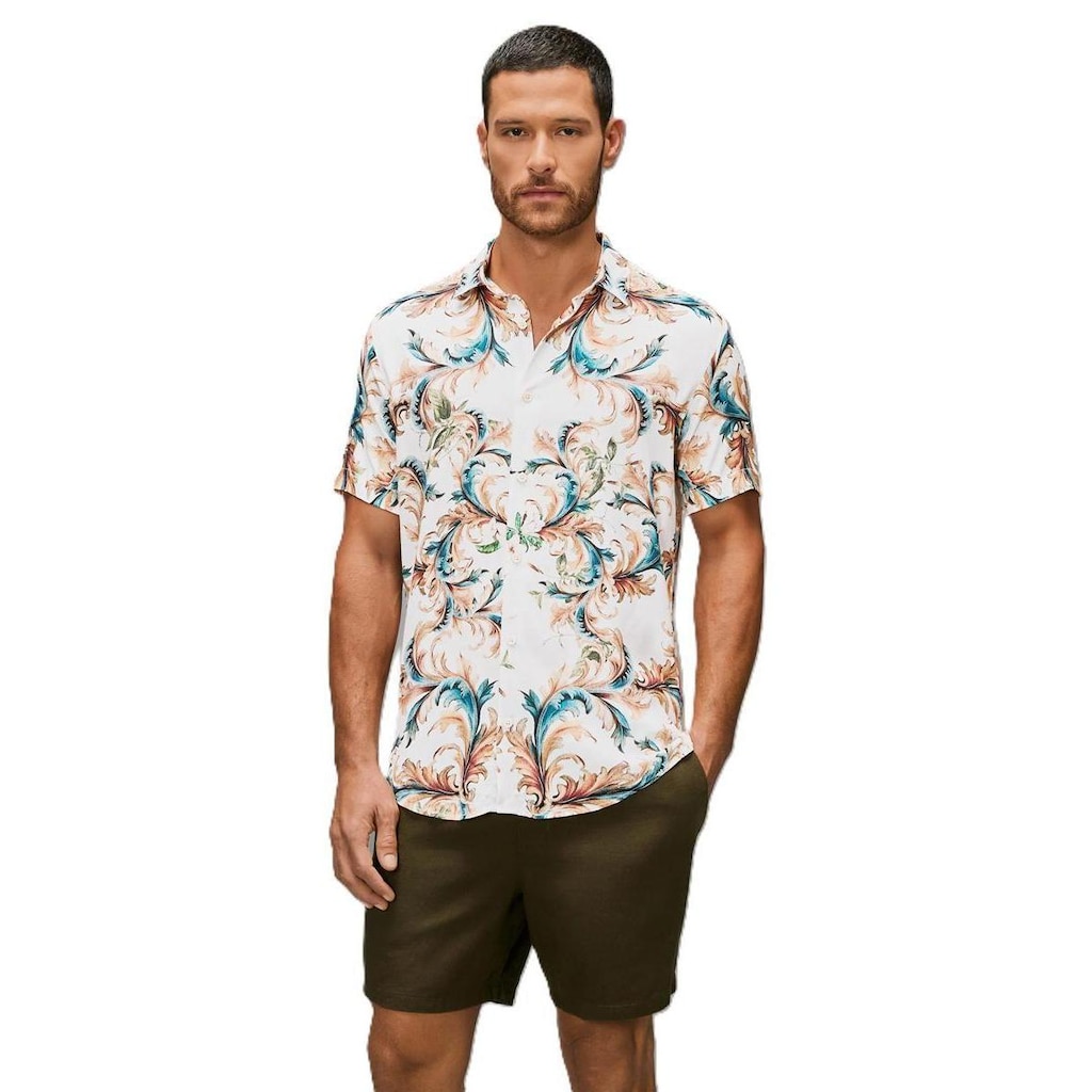 Camisa Estampada Arabescos Reserva