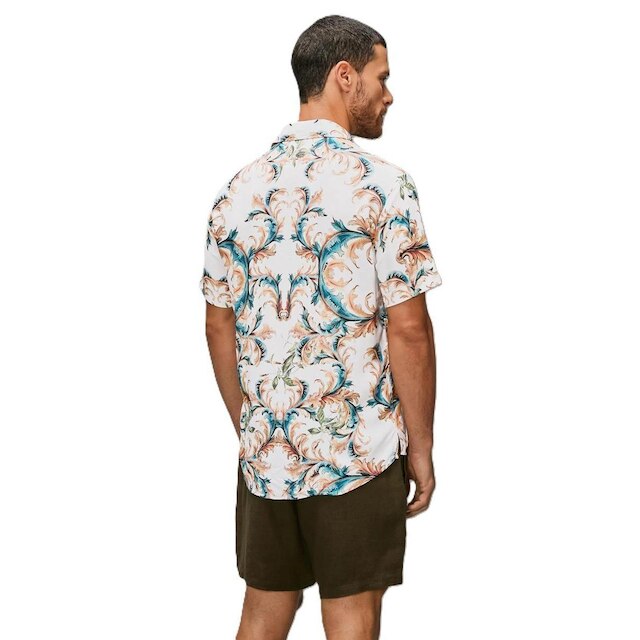 Camisa Estampada Arabescos Reserva
