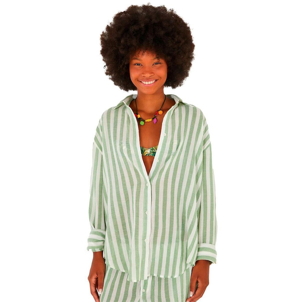 Camisa Farm Fio Tinto Listras