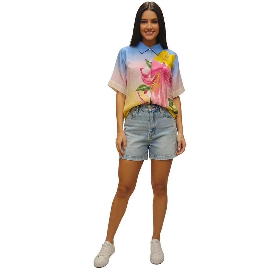 Camisa Farm Rio Floral Lena