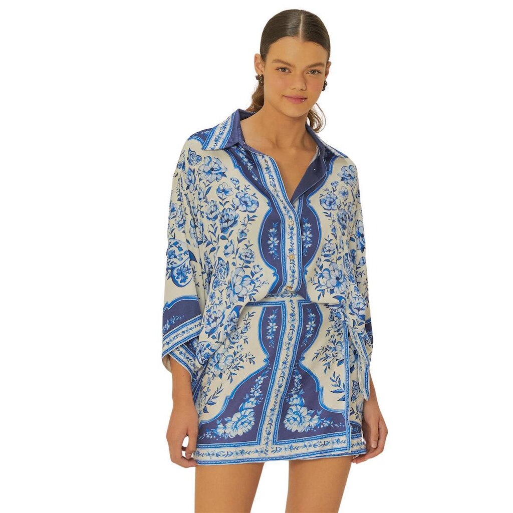 Camisa Farm Rio Jardim de Porce