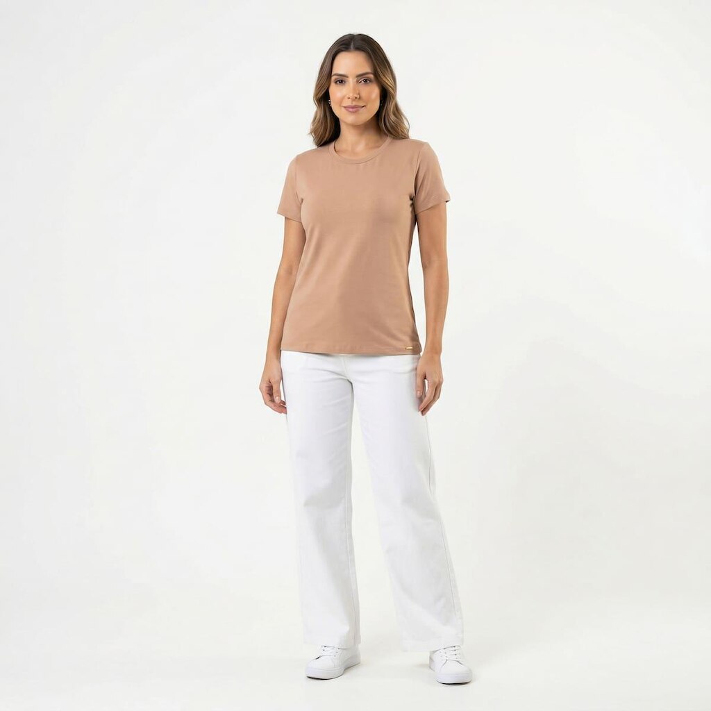 Camisa Feminina Básica Premium Lunender 00019